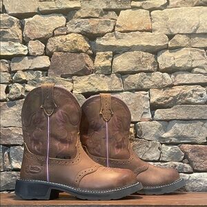 Justin Women’s Wanette Western Work Boots - Steel Toe